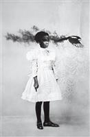 Girl with magpie