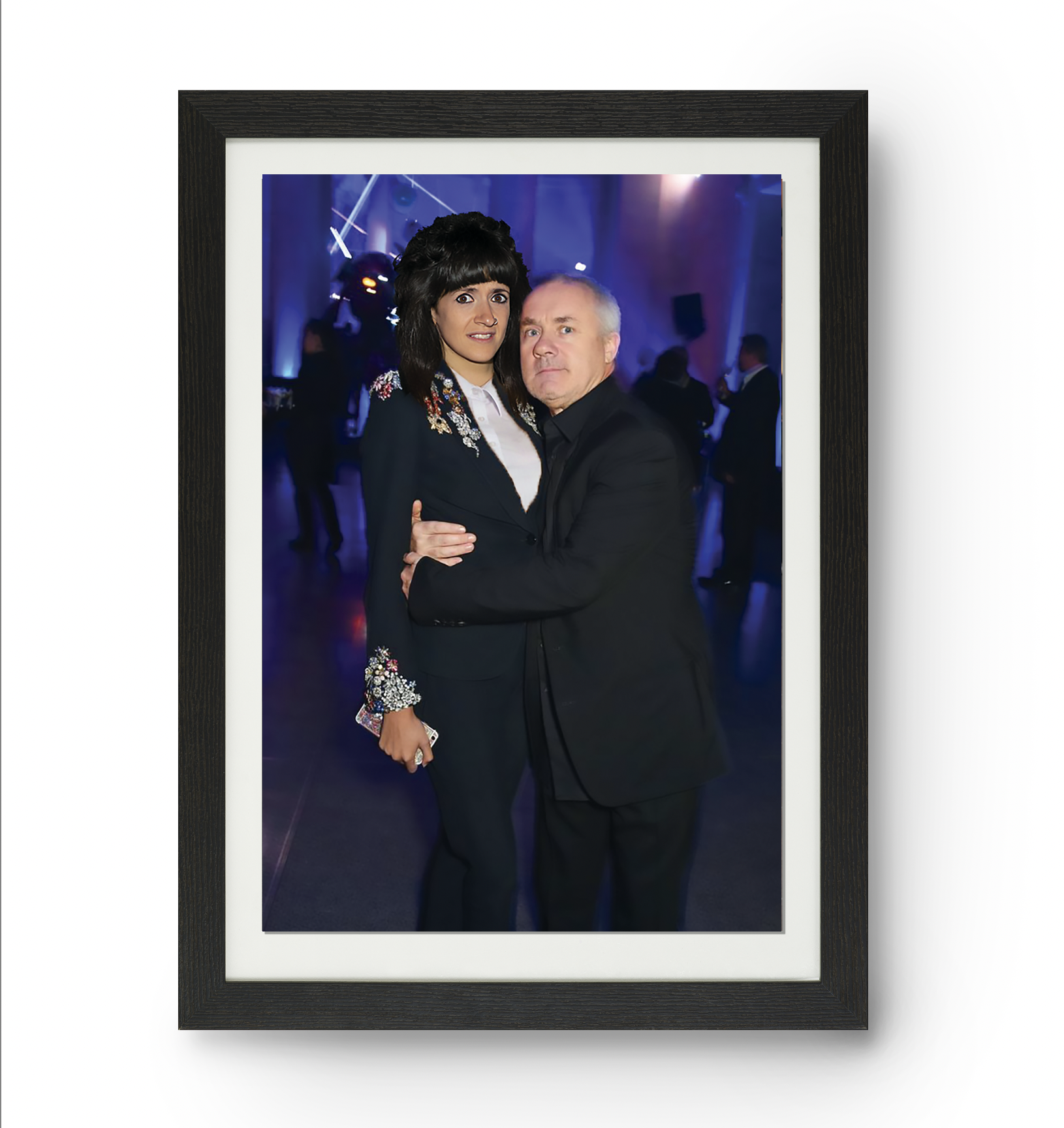 Self Portrait with fans - Damien Hirst
